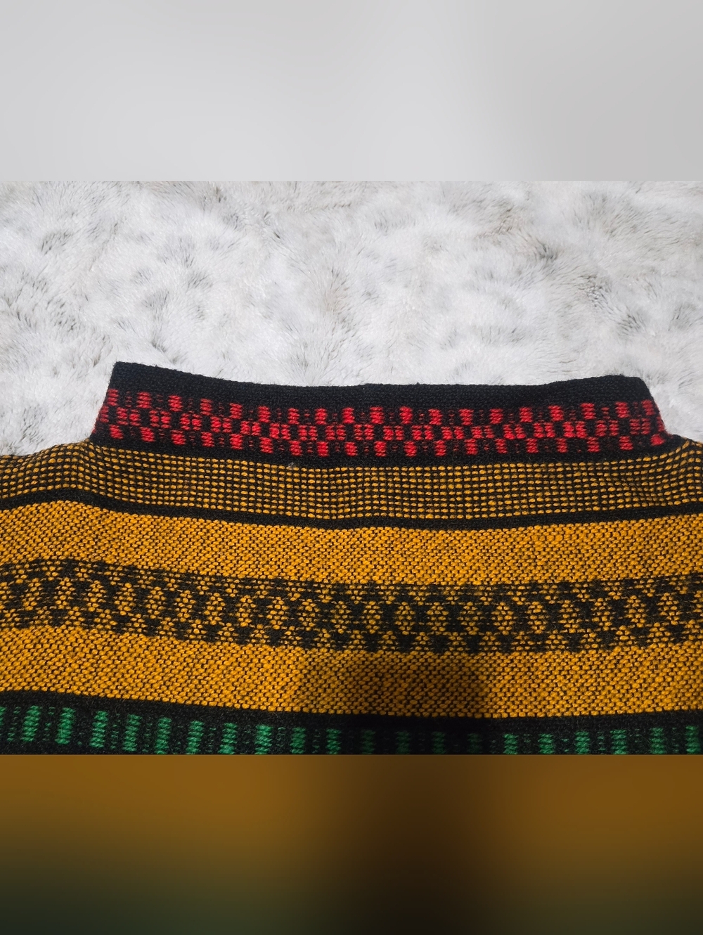 Vintage Handmade Wool Hippie Sweater - Picture 4 of 6